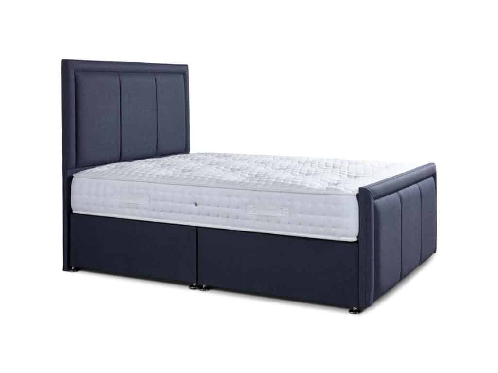 Belgravia bed footboard made by glide & Slide