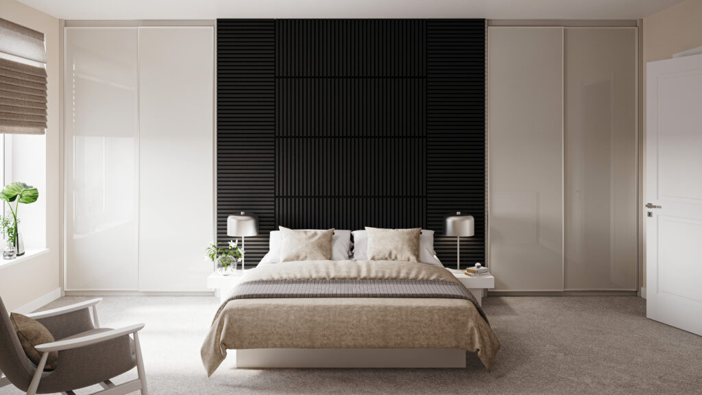 slat wall bedroom